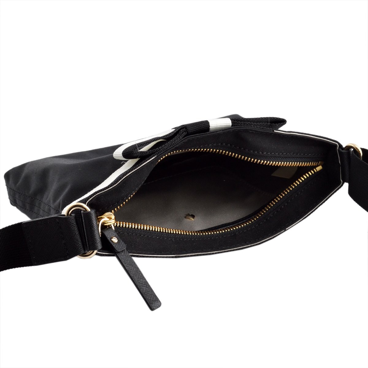 ケイトスペード Kate Spade PXRU6441 001 Black グログランリボン ミニショルダーバッグ Chester Lane Sunny