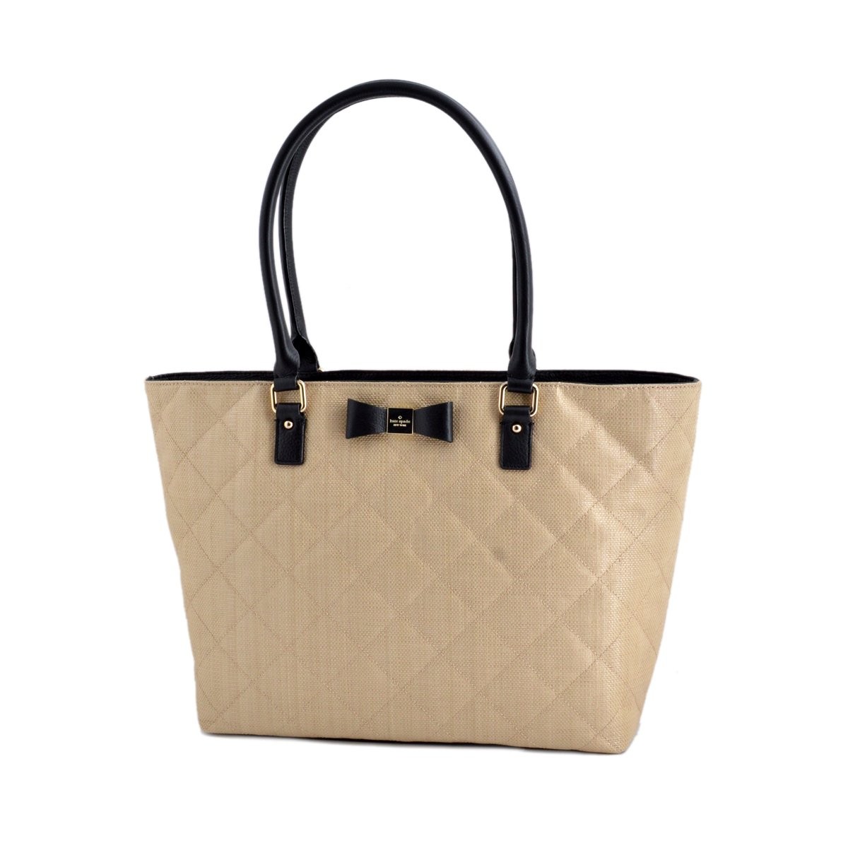 ケイトスペード Kate Spade PXRU6627 159 Natural/Black かごバッグ Renny Drive Straw Francis