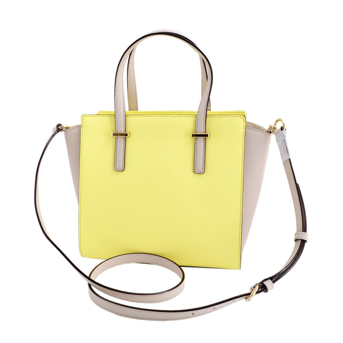ケイトスペード Kate Spade PXRU5491 775 Crisp Linen/Lemonade バイカラー 2WAY ショルダー ハンドバッグ Cedar Street Small Hayden