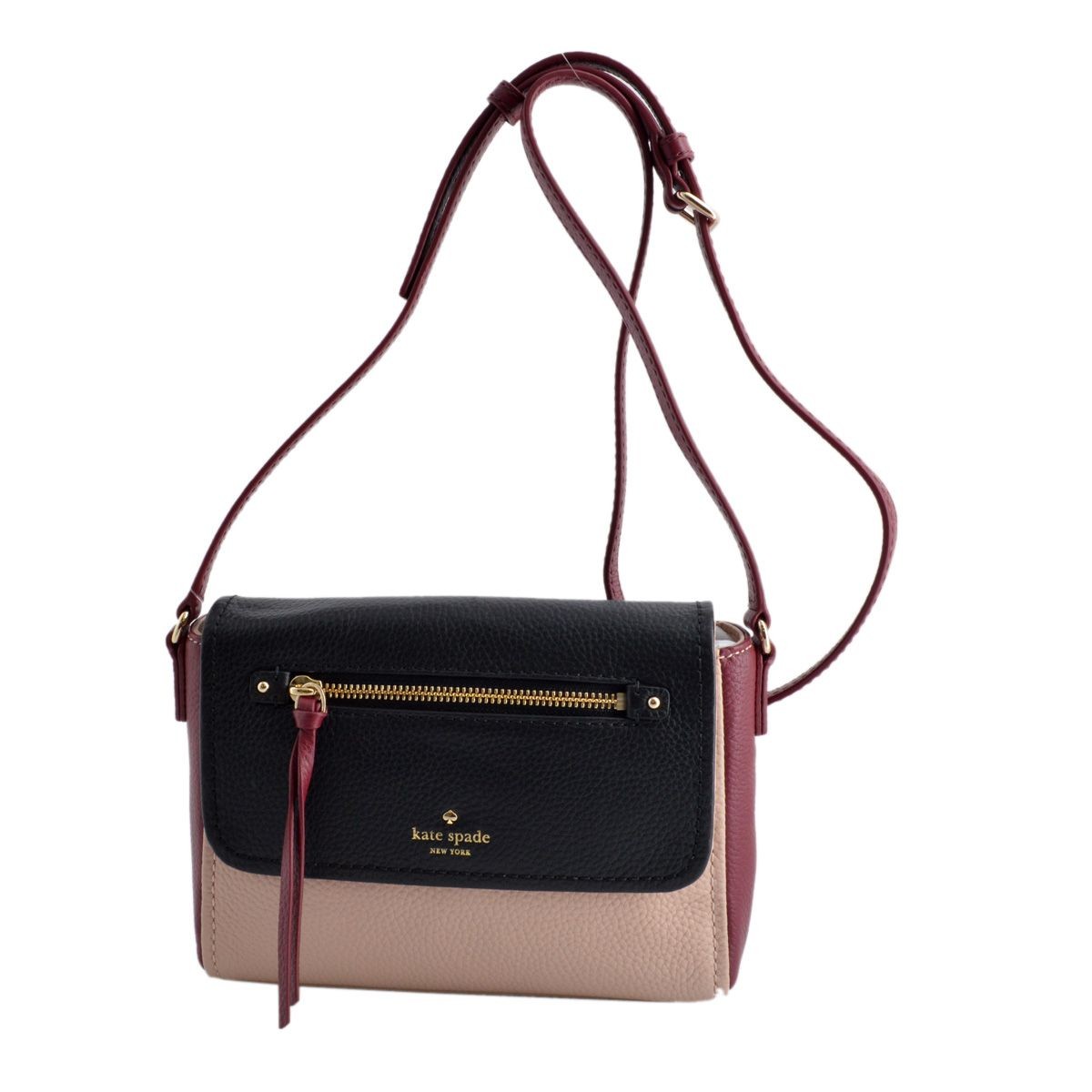 ケイトスペード Kate Spade PWRU4926 986 Presses Powder/Merlot/Black 3配色カラー 2WAY ミニショルダーバッグ クロスボディ Cobble Hill Mini Toddy