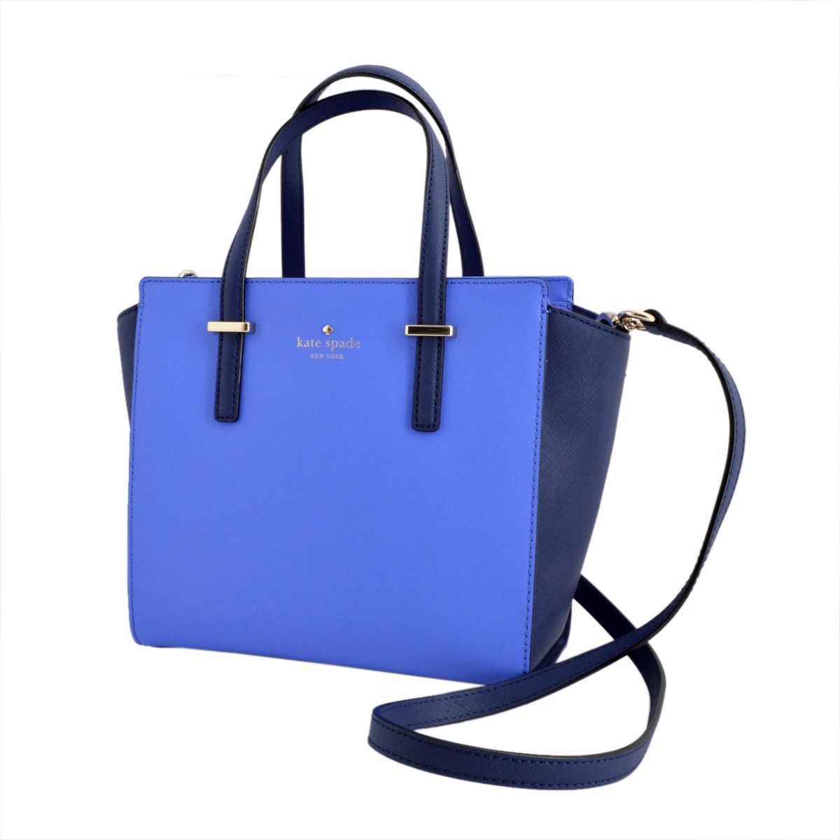 ケイトスペード Kate Spade PXRU5491 473 Ocean Blue/Adventure Blue バイカラー 2WAY ショルダー ハンドバッグ Cedar Street Small Hayden