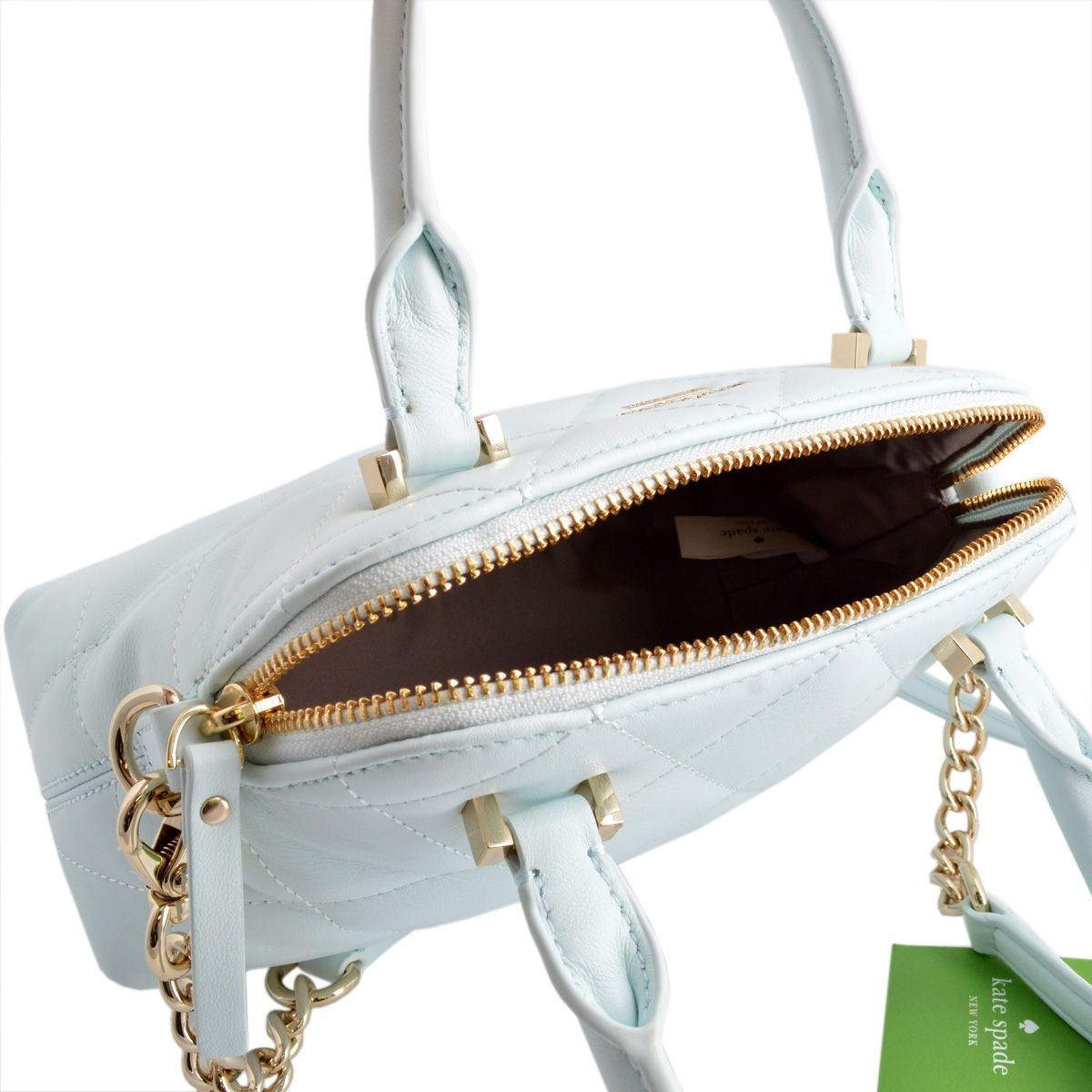 ケイトスペード Kate Spade PXRU6241 463 Island Water キルティング 2WAY ショルダー ハンドバッグ Emerson Place Small Maise