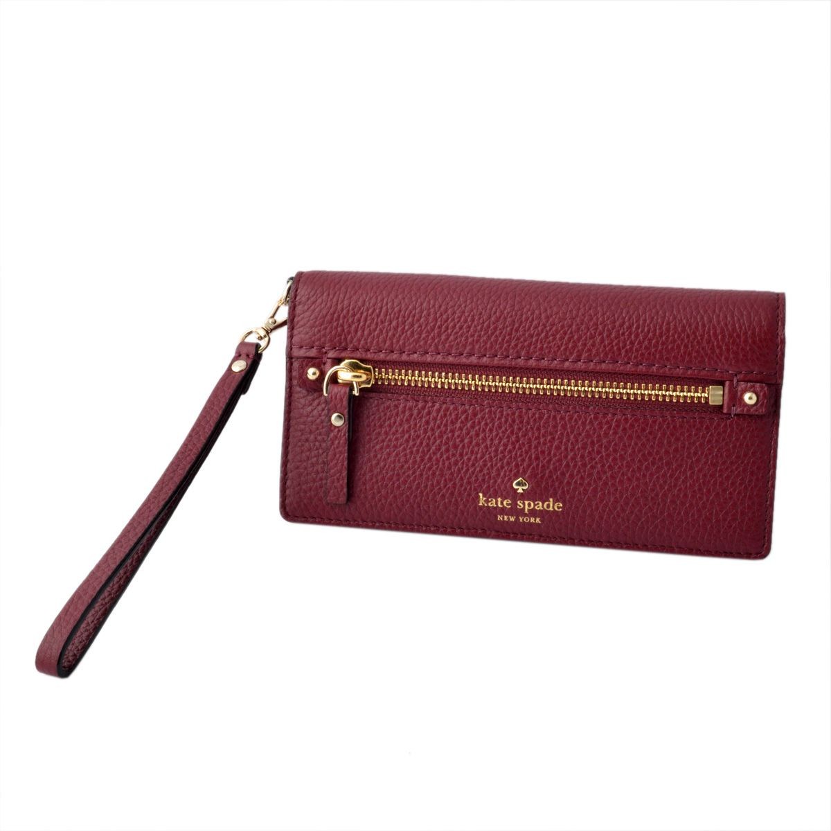 ケイトスペード Kate Spade PWRU5124 632 ストラップ付 スマートフォンケース＆ウォレット 二つ折り長財布 ミニバッグ COBBLE HILL rae