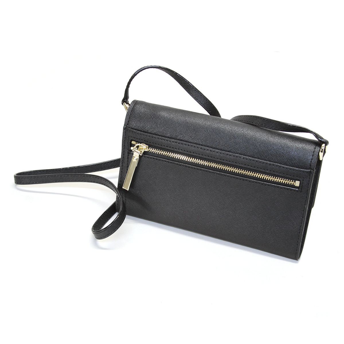 ケイトスペード Kate Spade PWRU5288 001 ショルダーストラップ付 長財布 クラッチバッグにも♪ CAMERON STREET Stormie