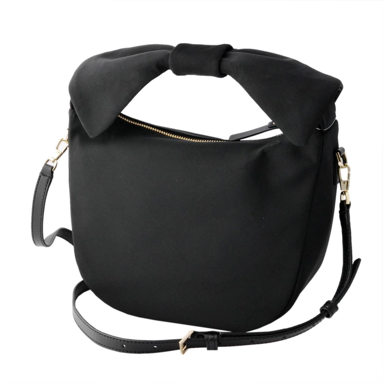 ケイトスペード Kate Spade PXRU7800 001 ショルダーストラップ付 持ち手リボン ナイロン ハンドバッグ  HARING LANE jeny
