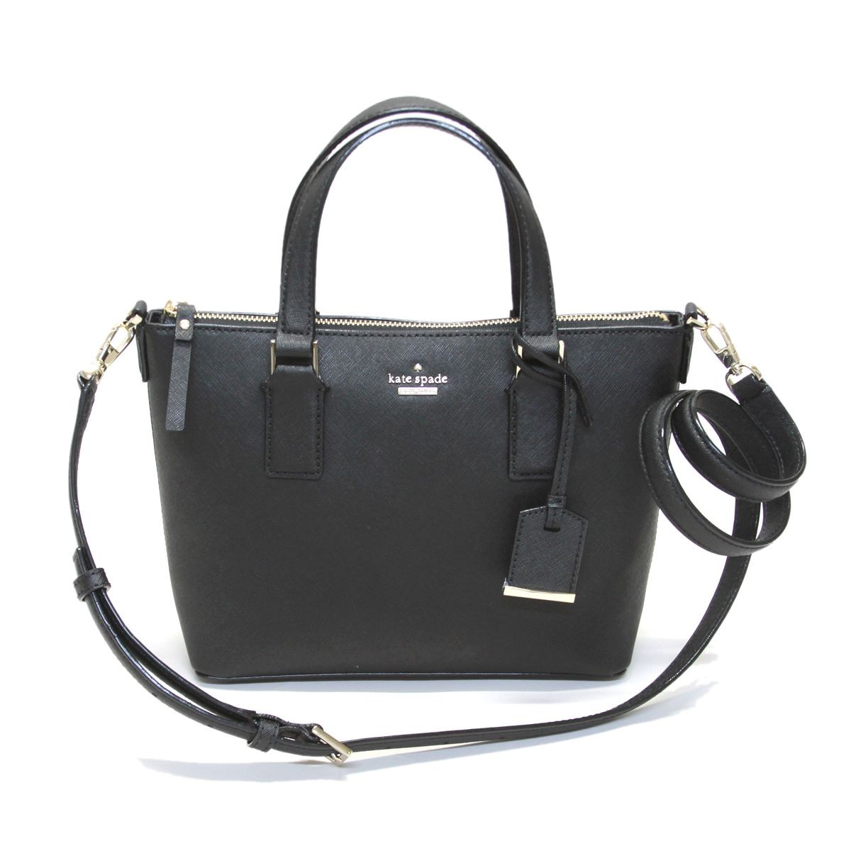 ケイトスペード Kate Spade PXRU7698 001 ラゲッジタグ付 2WAY ショルダー トートバッグ CAMERON STREET lucie crossbody