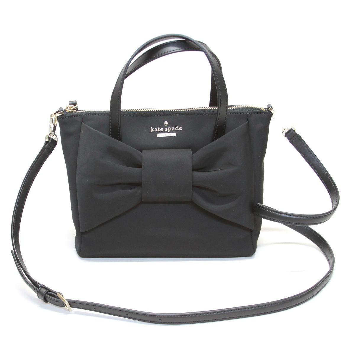 ケイトスペード Kate Spade PXRU8023 001 リボンモチーフ 2WAY ショルダー トートバッグ HARING LANE jan