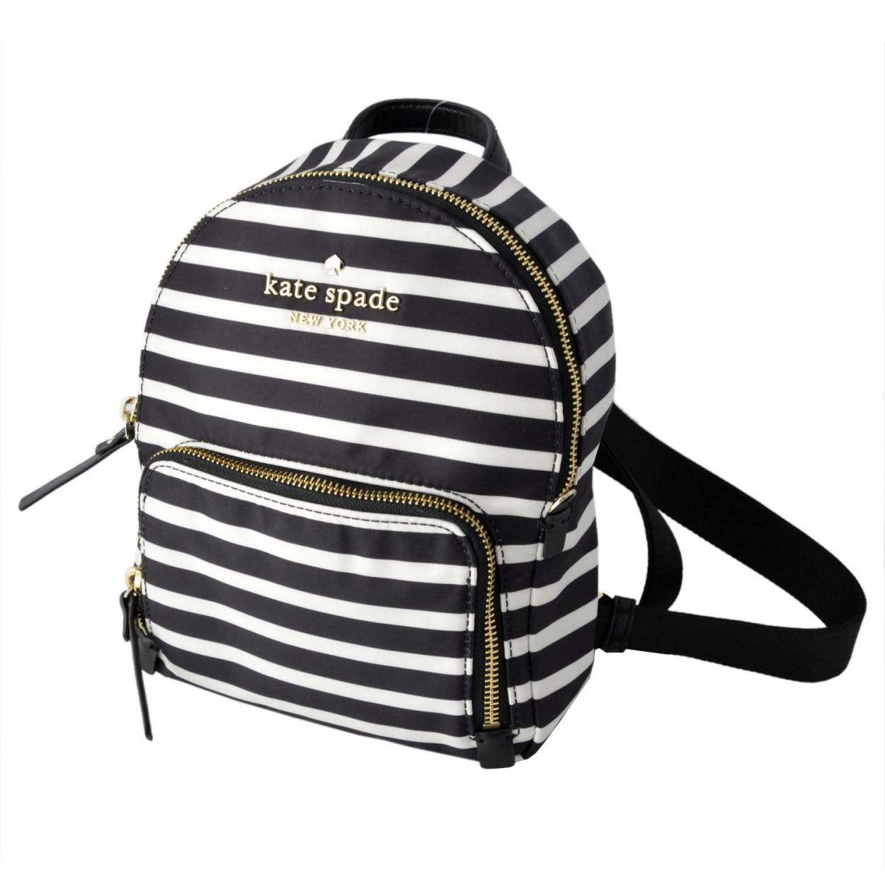 ケイトスペード Kate Spade PXRU8774 071 ボーダー柄 ナイロン リュックサック バックパック スモールサイズ WATSON LANE small hartley