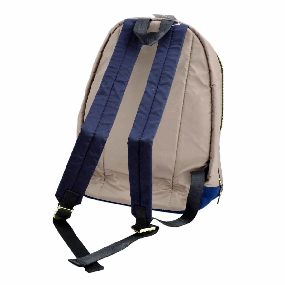 レガートラルゴ Legato Largo  LH-B1021-B/N 高密度ナイロン×ダイバー素材 ゴールドメタルZIP バイカラー リュックサック バックパック 【通勤通学】【A4】【正規品】
