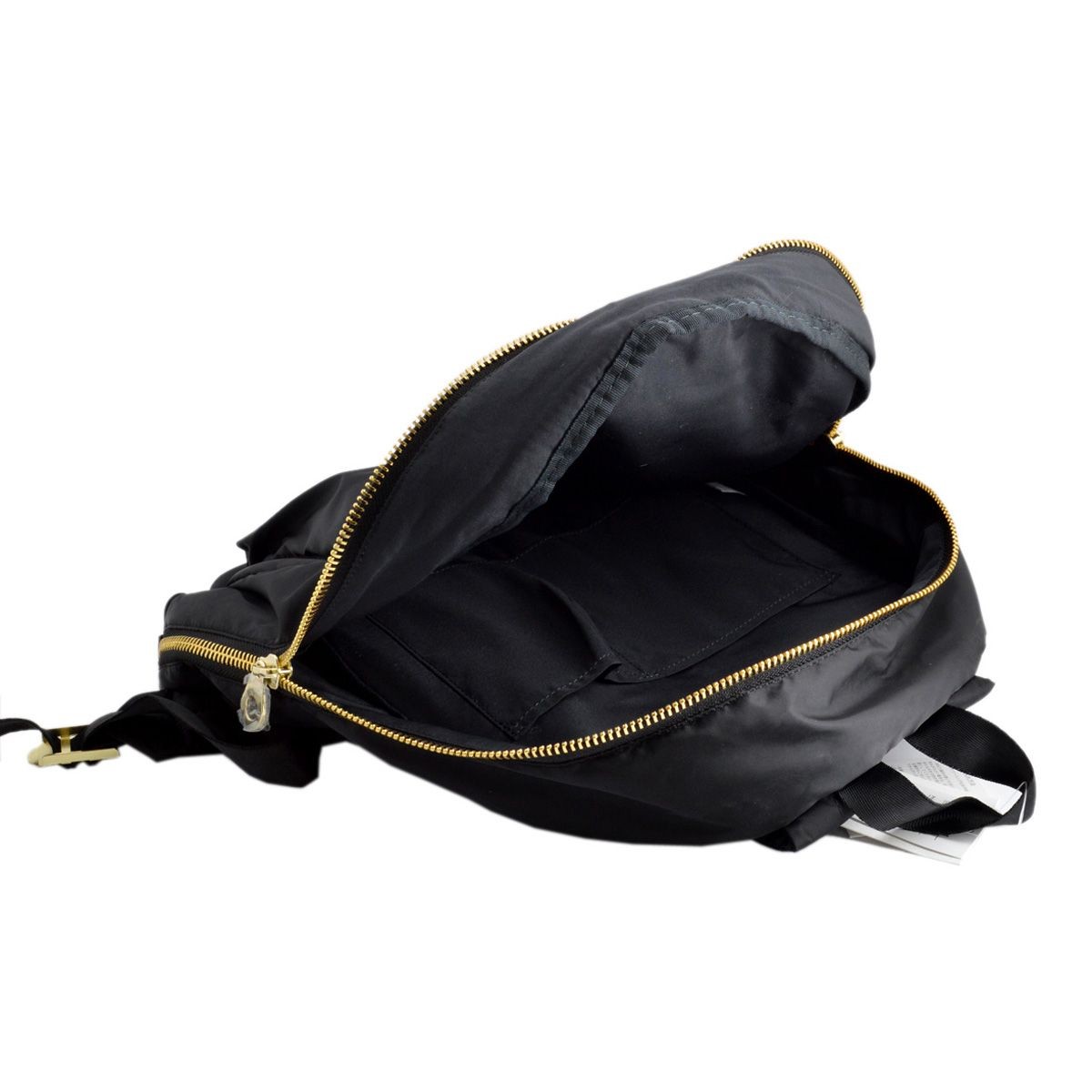 レガートラルゴ Legato Largo  LH-B1021-BK 高密度ナイロン×ダイバー素材 ゴールドメタルZIP リュックサック バックパック 【通勤通学】【A4】【正規品】