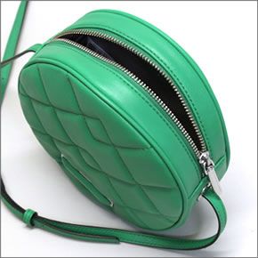 マークバイマークジェイコブス Jackson Shaped Up Quilted キルティングステッチ ミニ・ショルダーバッグ  ポシェット ラムレザー エメラルドグリーン ≪2014SS≫ M0003043 80613 Emerald