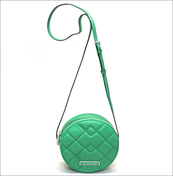マークバイマークジェイコブス Jackson Shaped Up Quilted キルティングステッチ ミニ・ショルダーバッグ  ポシェット ラムレザー エメラルドグリーン ≪2014SS≫ M0003043 80613 Emerald