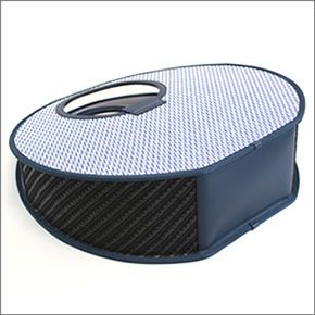 マークバイマークジェイコブス Isle de Sea Tote アイル ドゥ シー 丸型 かごトートバッグ ブルージグザグマルチ ≪2014SS≫ M0003078 81830 Blue Zig Zag Multi