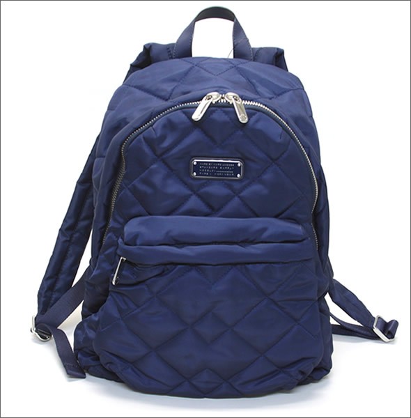マークバイマークジェイコブス M0005324 484 India Ink Crosby Quilt Nylon Backpack クロスビー キルティング ナイロン バックパック リュックサック ≪2015AW≫ A4サイズ対応