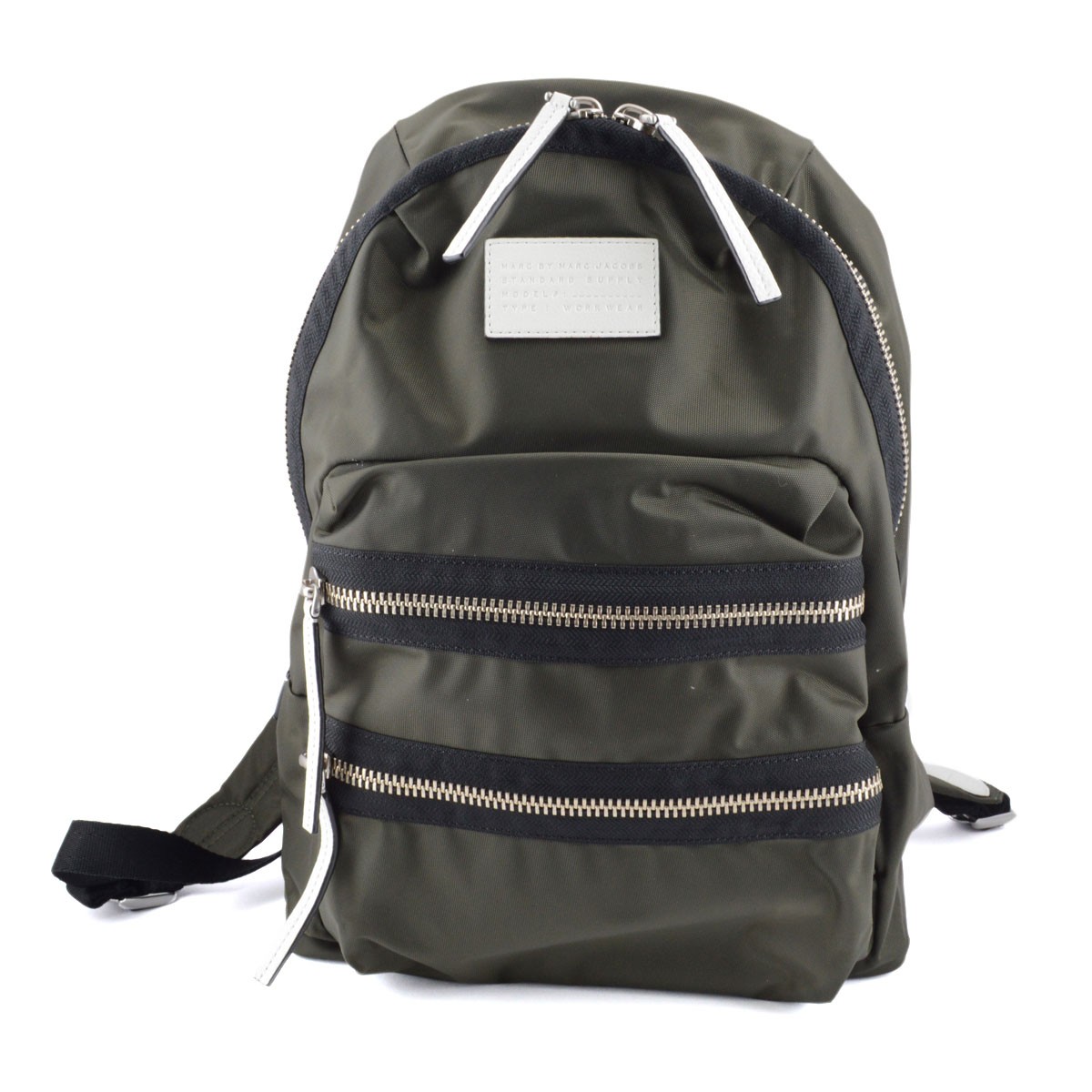 マークバイマークジェイコブス MARC BY MARC JACOBS M0006775-363 Spanish Moss Domo Arigato Packrat ドーモ アリガト パックラット ナイロン バックパック リュックサック ≪2015AW≫ A4サイズ対応