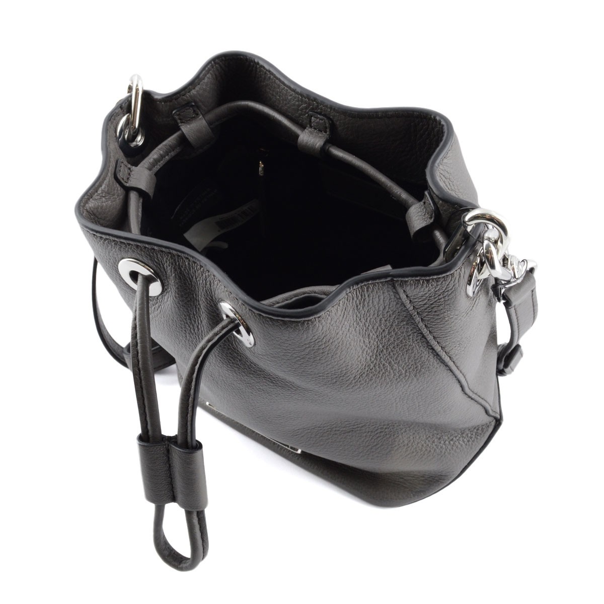 マークバイマークジェイコブス MARC BY MARC JACOBS M0007214-057 Faded Aluminum New Too Hot To Handle Drawstring 巾着ポシェット ミニショルダーバッグ クロスボディ ≪2015AW≫