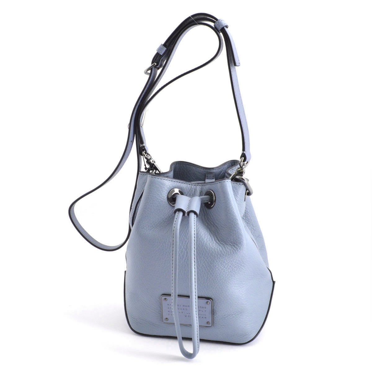 マークバイマークジェイコブス MARC BY MARC JACOBS M0007214 453 Ice Blue New Too Hot To Handle Drawstring 巾着ポシェット ミニショルダーバッグ クロスボディ ≪2016SS≫