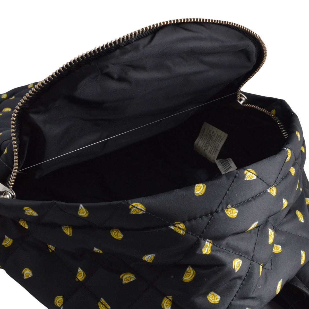 マークバイマークジェイコブス MARC BY MARC JACOBS M0007641 912 Lemon Print Crosby Quilt Nylon Printed Fruit Backpack クロスビー レモン柄 キルティング ナイロン バックパック リュックサック ≪2016SS≫ A4サイズ対応