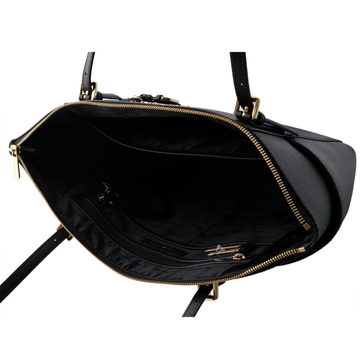 マイケルコース MICHAEL KORS 30F4GTTT9L Black  MKチャーム付 ショルダー・トートバッグ ラージ A4サイズ対応 JET SET ITEM