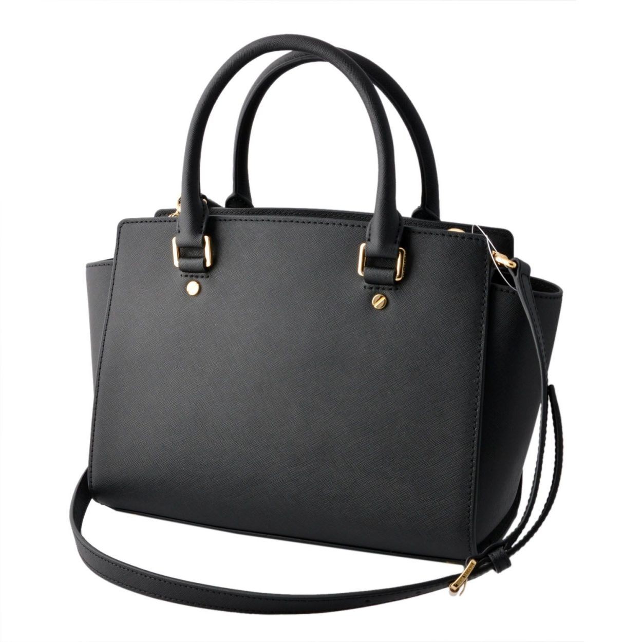 マイケルコース MICHAEL KORS 30S3GLMS2L Black  2WAY ショルダー・ハンドバッグ ミディアム サッチェルバッグ SELMA