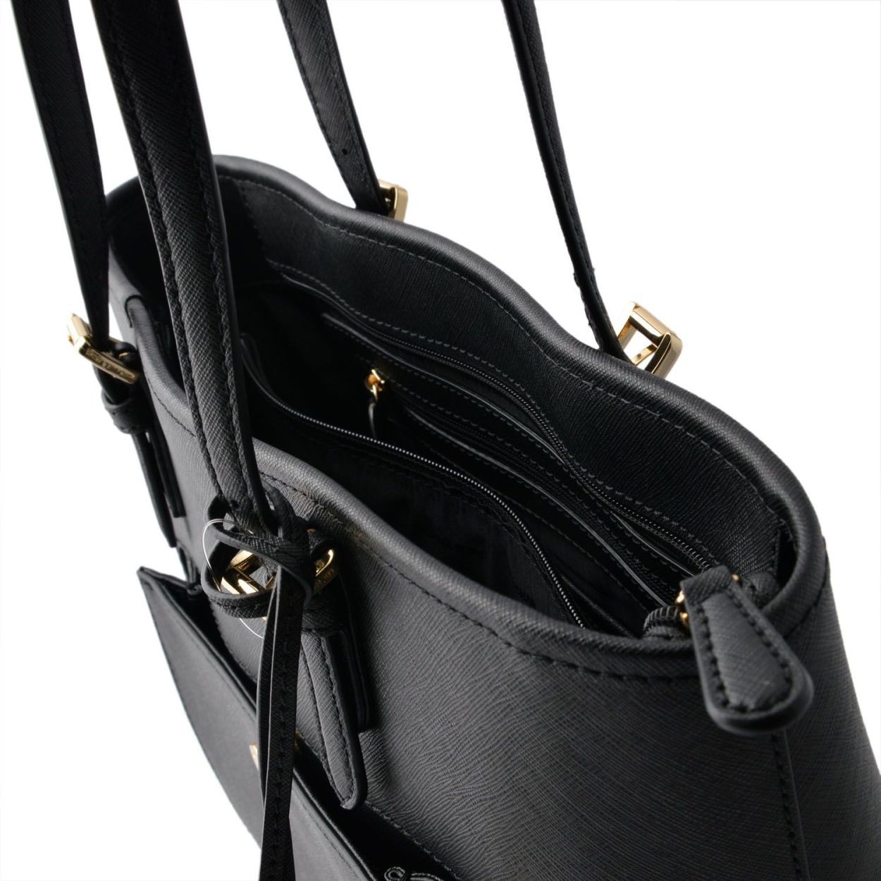 マイケルコース MICHAEL KORS 30S6GTTT2L Black  MKチャーム付 トートバッグ JET SET ITEM