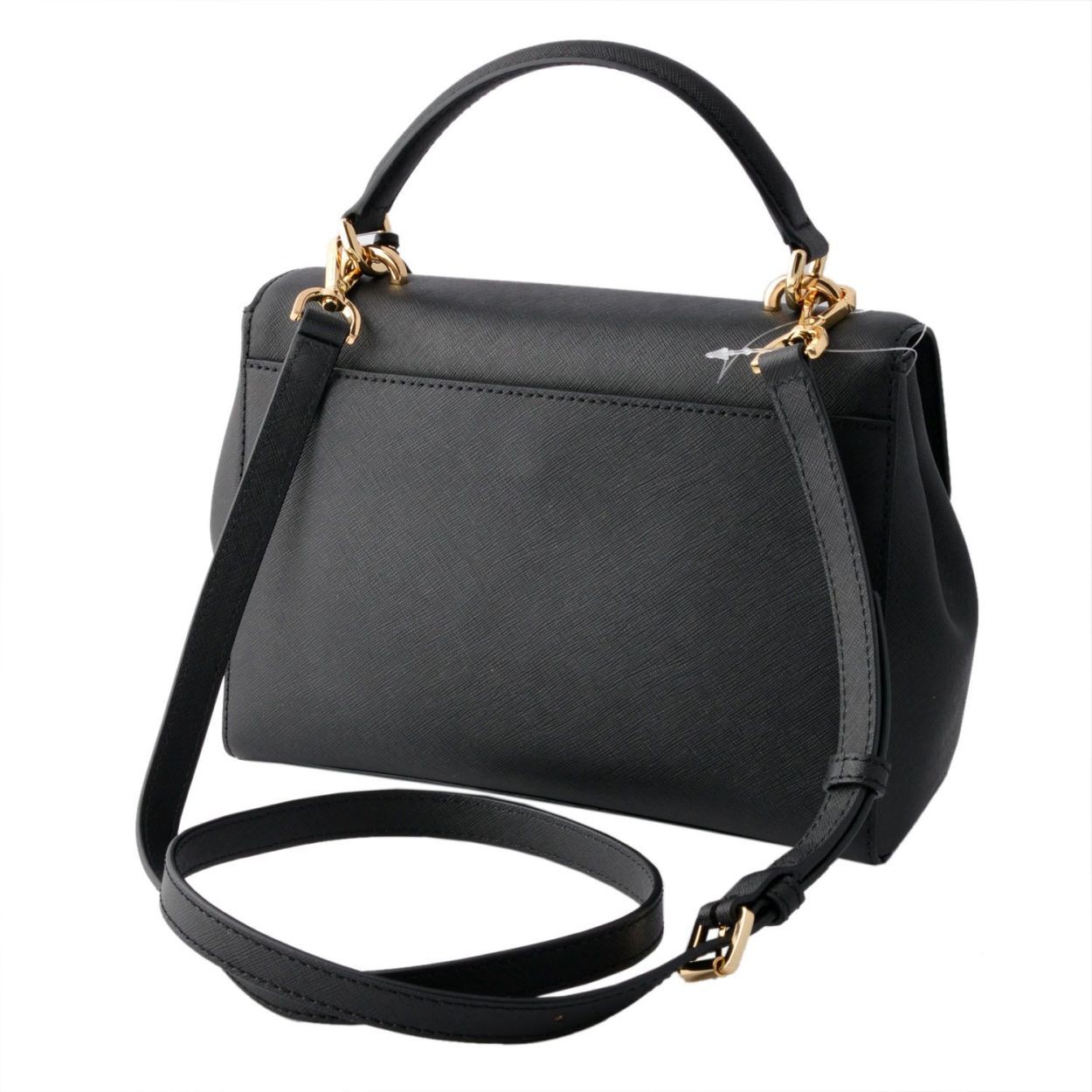 マイケルコース MICHAEL KORS 30T5GAVS2L Black  MKチャーム付 2WAY ショルダー・ハンドバッグ AVA