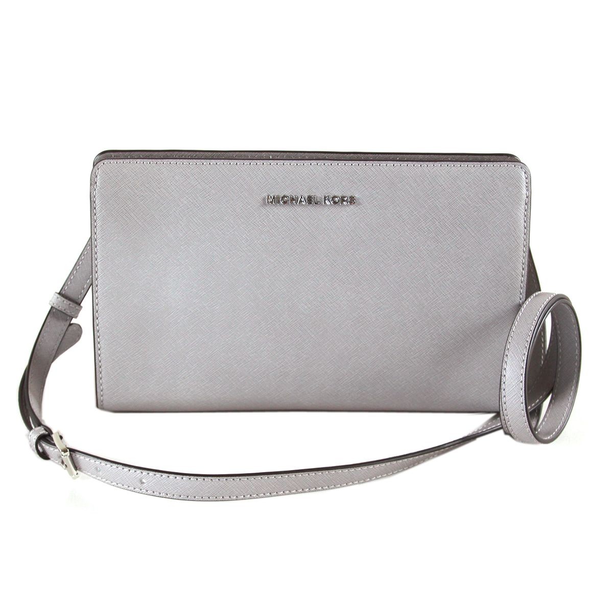 マイケルコース MICHAEL KORS 32F6STVC3L Pearl Grey ショルダーバック クラッチバッグ JET SET TRAVEL