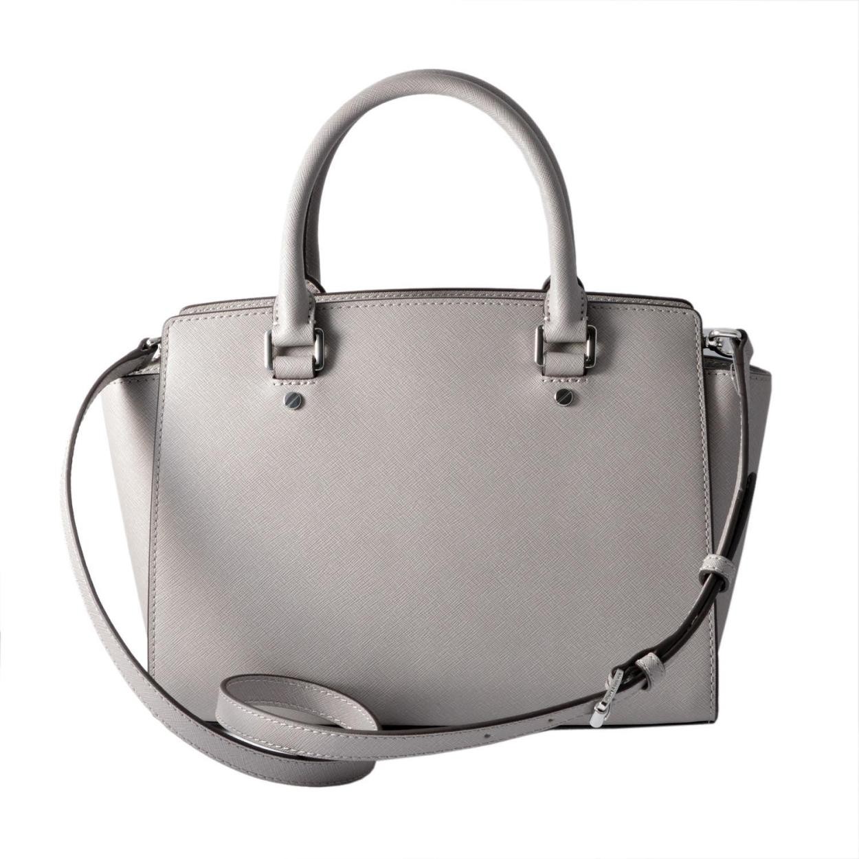 マイケルコース MICHAEL KORS 30T3SLMS2L PEARL GREY 2WAY ショルダー・ハンドバッグ ミディアム サッチェルバッグ SELMA