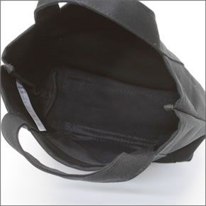 マリメッコ MINI PERUSKASSI CANVAS BAG コットンキャンバス ミニ トートバッグ 023697 001 black