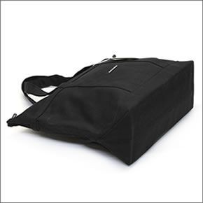 マリメッコ UUSI MINI MATKURI CANVAS BAG コットンキャンバス ショルダー・トートバッグ 040864 001 black