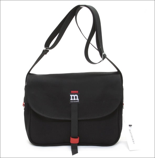マリメッコ MAGNEETTILAUKKU CANVAS BAG コットンキャンバス ショルダーバッグ メッセンジャーバッグ 040954 001 black