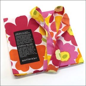 マリメッコ SILVER MEDAL BAG 062420 100 B MINI-UNIKKO ミニウニッコ柄 ファブリック トートバッグ  エコバッグ