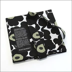 マリメッコ SILVER MEDAL BAG 062420 100 C MINI-UNIKKO ミニウニッコ柄 ファブリック トートバッグ  エコバッグ