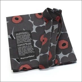 マリメッコ SILVER MEDAL BAG 062420 100 D MINI-UNIKKO ミニウニッコ柄 ファブリック トートバッグ  エコバッグ