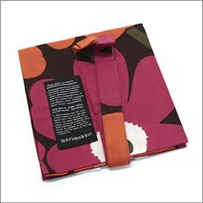 マリメッコ SILVER MEDAL BAG 062420 100 G PIENI UNIKKO ウニッコ柄 ファブリック トートバッグ  エコバッグ