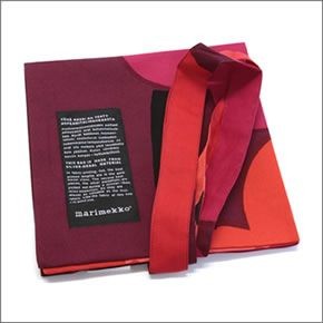 マリメッコ SILVER MEDAL BAG 062420 100 J UNIKKO ウニッコ柄 ファブリック トートバッグ  エコバッグ