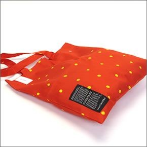マリメッコ SILVER MEDAL BAG 062420 162 B Spring/summer ドットパターン ファブリック トートバッグ  エコバッグ