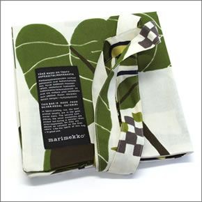 マリメッコ SILVER MEDAL BAG 062420 162 D Spring/summer 植物モチーフ ファブリック トートバッグ  エコバッグ