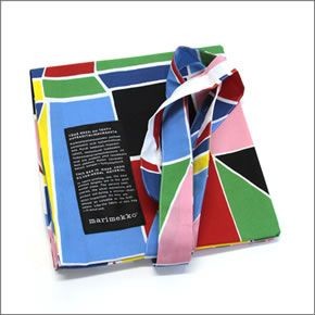 マリメッコ SILVER MEDAL BAG 062420 162 F Spring/summer 幾何学模様 ファブリック トートバッグ  エコバッグ