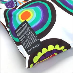 マリメッコ SILVER MEDAL BAG 062420 162 I LAPPULIISA ラップリーサ 信号・交通標識モチーフ柄 ファブリック トートバッグ エコバッグ