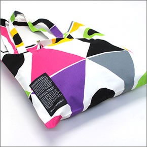 マリメッコ SILVER MEDAL BAG 062420 162 J COCKTAIL カクテルグラスモチーフ ファブリック トートバッグ エコバッグ