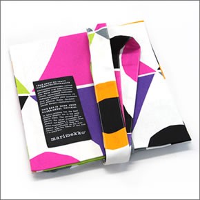 マリメッコ SILVER MEDAL BAG 062420 162 J COCKTAIL カクテルグラスモチーフ ファブリック トートバッグ エコバッグ