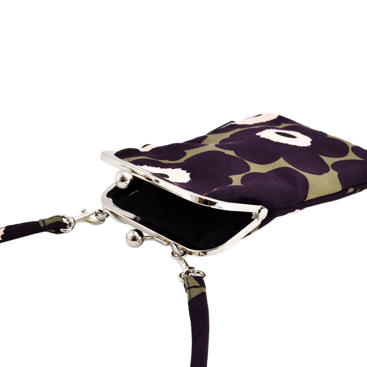 マリメッコ marimekko 040187 640 RIMMI MINIUNIKKO コットンキャンバス がま口 ミニショルダーバッグ ポシェット