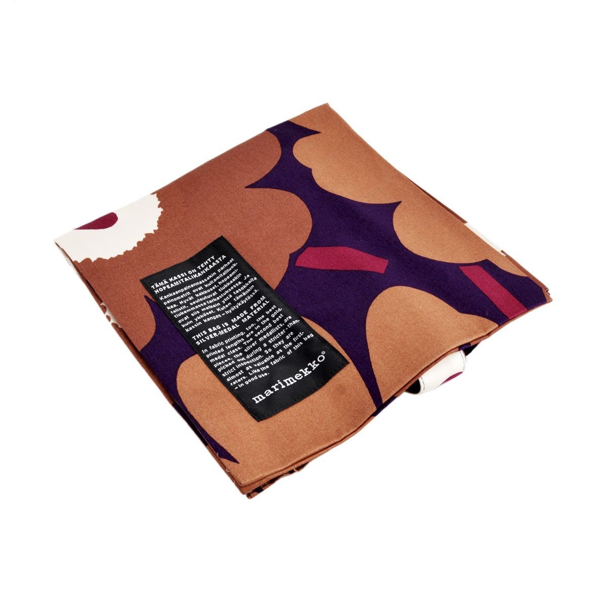 マリメッコ marimekko 062420 100 N SILVER MEDAL BAG ファブリック トートバッグ エコバッグ