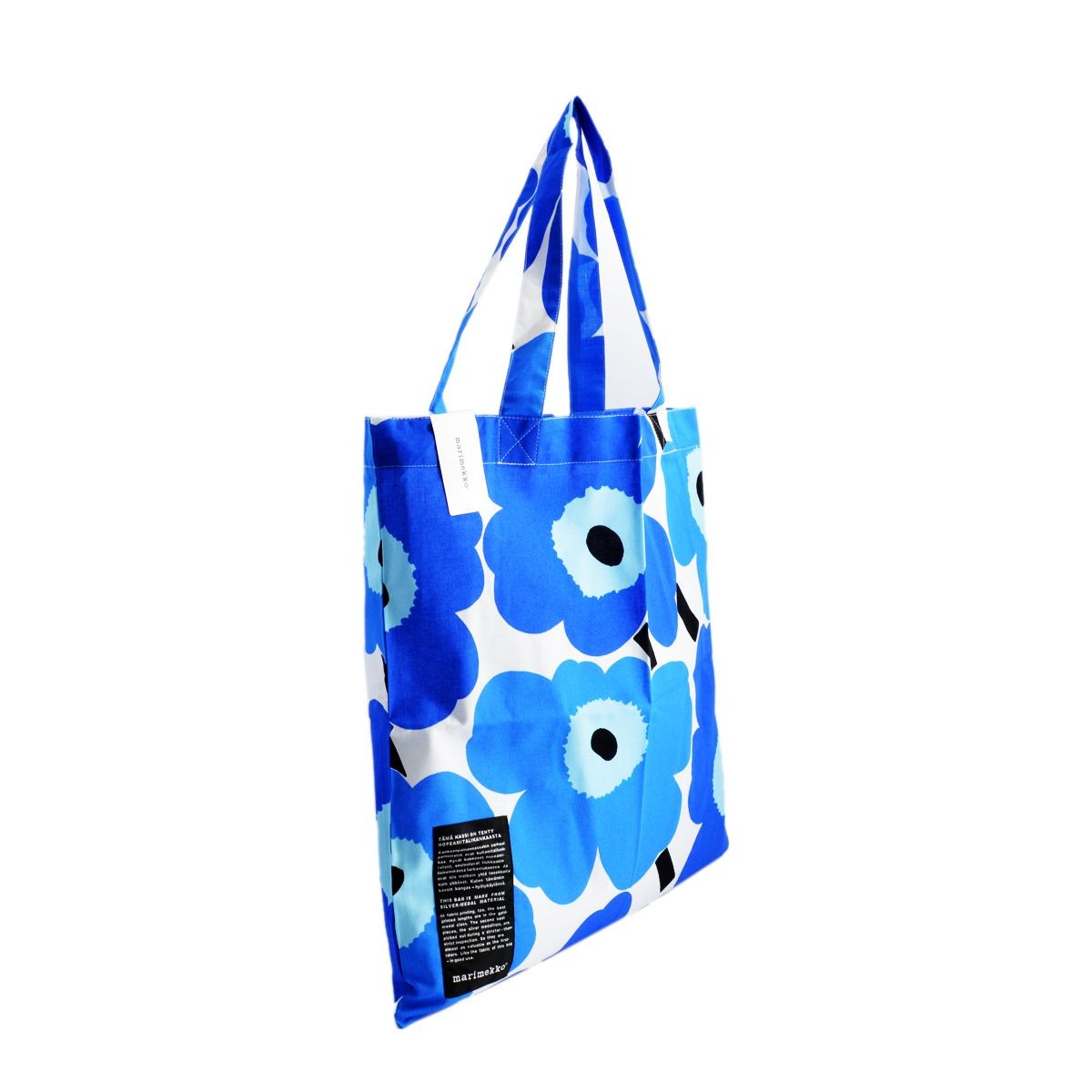 マリメッコ marimekko 062420 100 O SILVER MEDAL BAG ファブリック トートバッグ エコバッグ