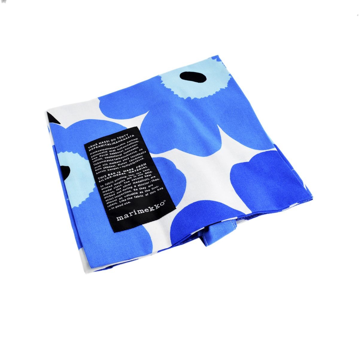 マリメッコ marimekko 062420 100 O SILVER MEDAL BAG ファブリック トートバッグ エコバッグ