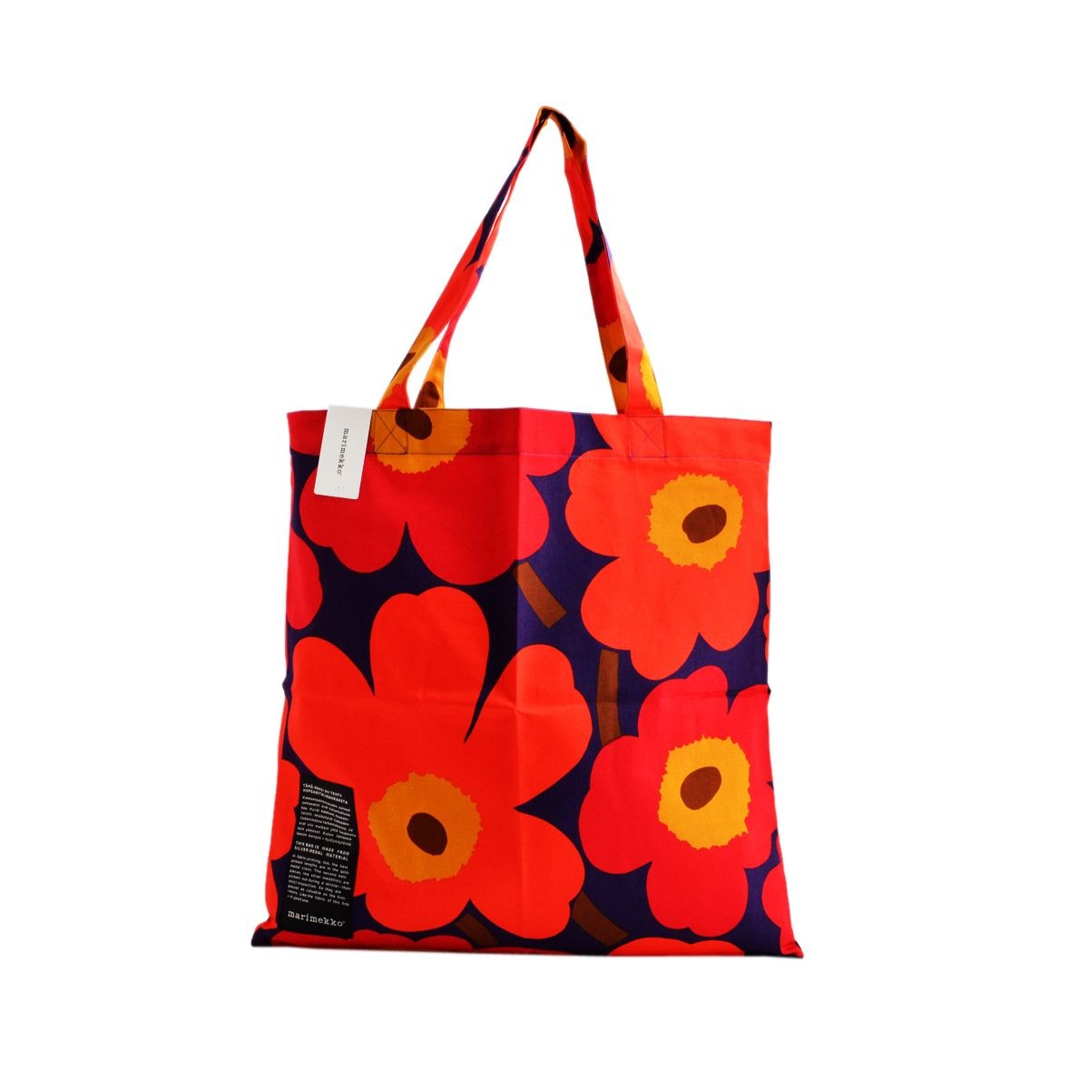 マリメッコ marimekko 062420 100 P SILVER MEDAL BAG ファブリック トートバッグ エコバッグ