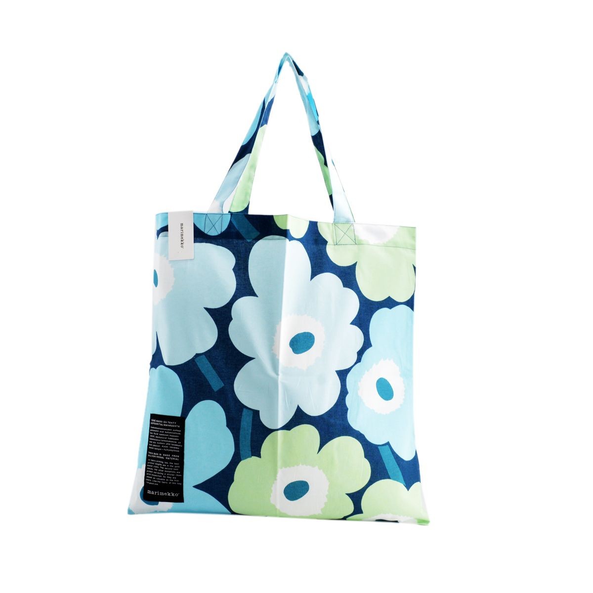 マリメッコ marimekko 062420 100 Q SILVER MEDAL BAG ファブリック トートバッグ エコバッグ