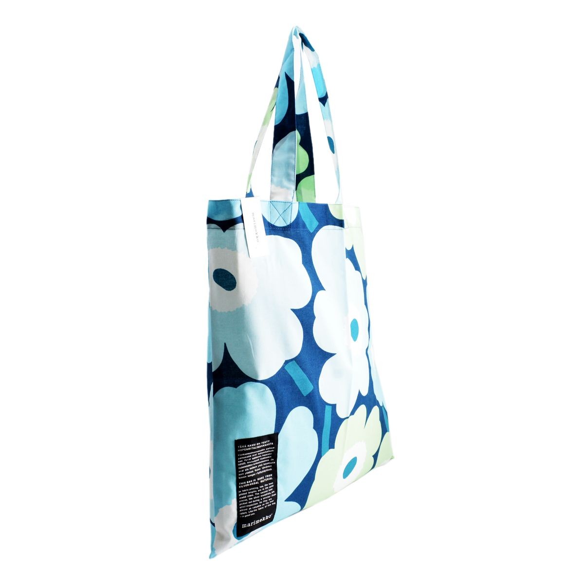 マリメッコ marimekko 062420 100 Q SILVER MEDAL BAG ファブリック トートバッグ エコバッグ