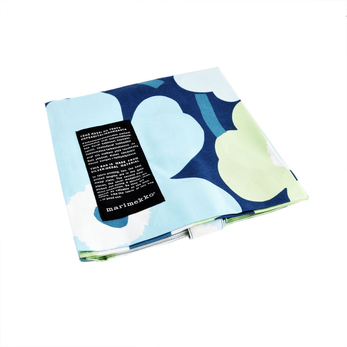 マリメッコ marimekko 062420 100 Q SILVER MEDAL BAG ファブリック トートバッグ エコバッグ